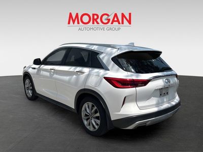 2020 INFINITI QX50 — rear three-quarter view