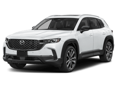 2026 Mazda CX-50 2.5 S Premium in Wind Chill Pearl — front three-quarter view