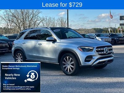 2026 Mercedes-Benz GLE 350 in Cirrus Silver Metallic — front three-quarter view