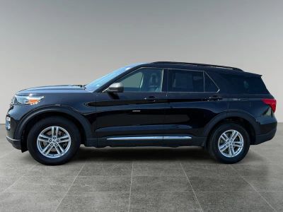 2022 Ford Explorer — rear three-quarter view
