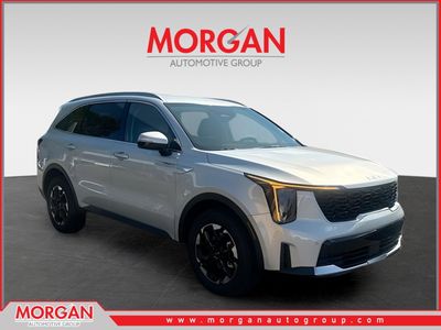 2026 Kia Sorento S in Silver — front three-quarter view