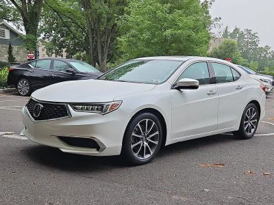 2018 Acura TLX — rear three-quarter view