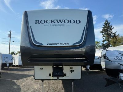 2026 Forest River RV Rockwood Signature — rear three-quarter view