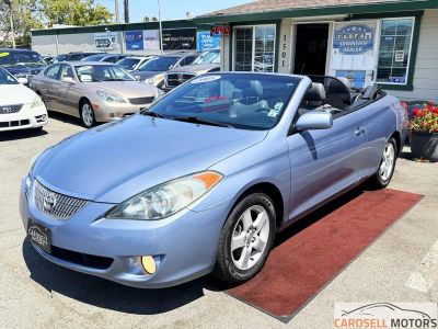 2005 Toyota Camry Solara in Lt. Blue — front three-quarter view