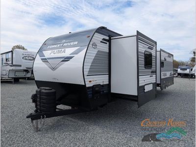 2026 Forest River Puma — rear three-quarter view