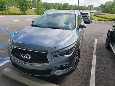 2019 INFINITI QX60 — rear three-quarter view