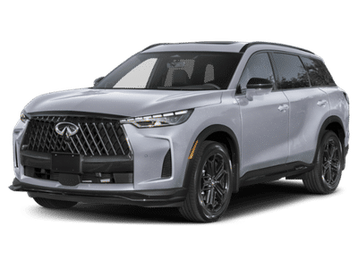 2026 INFINITI QX60 SPORT in Harbor Gray — front three-quarter view