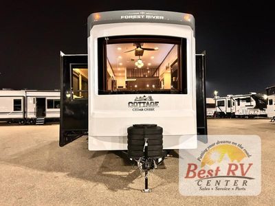 2026 Forest River RV Cedar Creek Cottage — rear three-quarter view