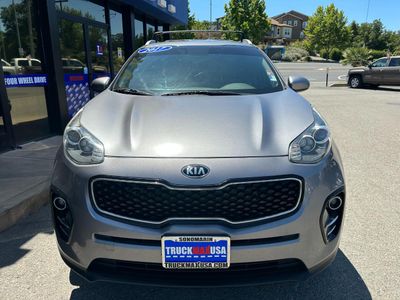 2017 Kia Sportage — rear three-quarter view
