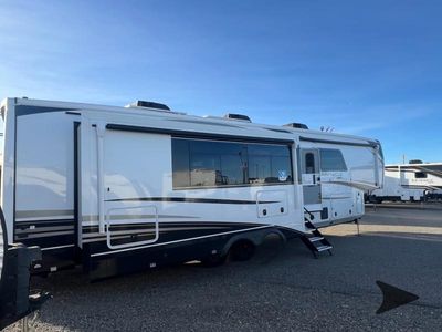 2026 Jayco Pinnacle — rear three-quarter view