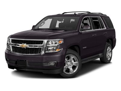 2017 Chevrolet Tahoe LT in Siren Red Tintcoat — front three-quarter view