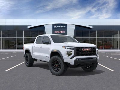 2026 GMC Canyon Elevation in Summit White — front three-quarter view