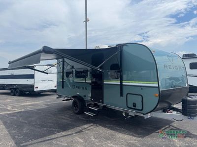 2026 Keystone RV Reign — front three-quarter view