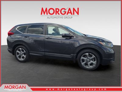 2018 Honda CR-V EX-L in Gray — front three-quarter view