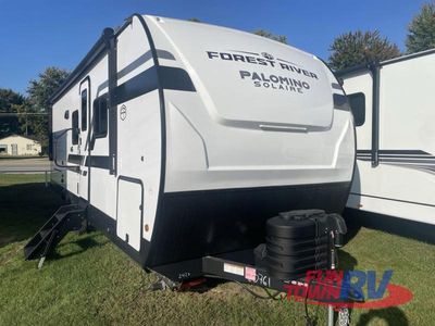 2026 Forest River RV Solaire — rear three-quarter view