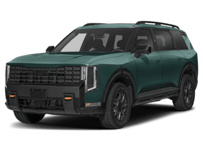 2027 Kia Telluride X-Pro SX-Prestige in Green — front three-quarter view