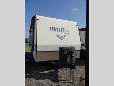 2017 Forest River Rockwood Mini Lite — rear three-quarter view
