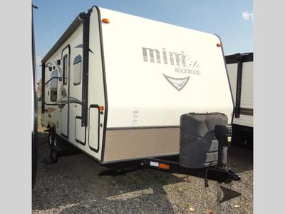 2017 Forest River Rockwood Mini Lite — front three-quarter view