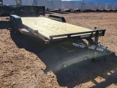 2025 TOP HAT "DCH' 18' x 83" CAR HAULER — front three-quarter view