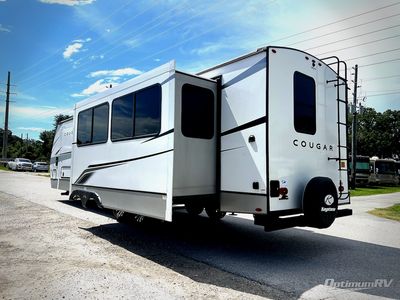 2024 Keystone Cougar Half-Ton — rear three-quarter view