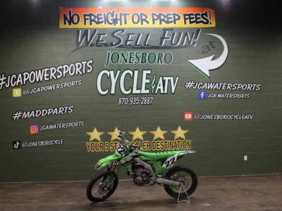 2023 Kawasaki KX™450 — front three-quarter view