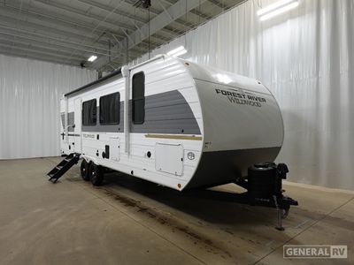 2026 Forest River Wildwood — front three-quarter view