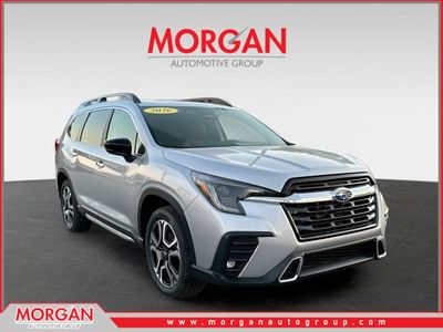 2026 Subaru Ascent Touring in Silver — front three-quarter view
