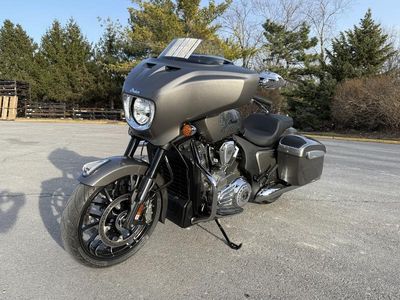 2025 Indian Motorcycle Chieftain PowerPlus Limited 112 w/PowerBand Audio Heavy Metal in HEAVY METAL — front three-quarter view