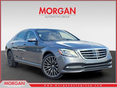 2018 Mercedes-Benz S-Class S 450 in Gray — front three-quarter view