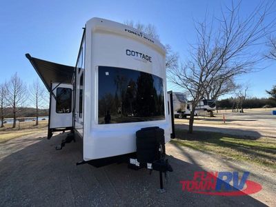 2025 Forest River RV Cedar Creek Cottage — rear three-quarter view