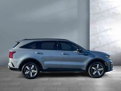 2022 Kia Sorento — rear three-quarter view