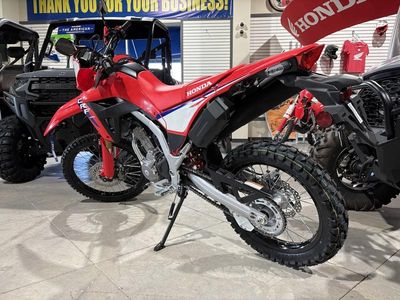 2025 Honda CRF300L ABS — rear three-quarter view