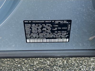 2026 Volkswagen Atlas — photo 28 view