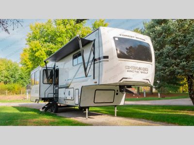 2025 Forest River Cherokee Arctic Wolf Suite — front three-quarter view