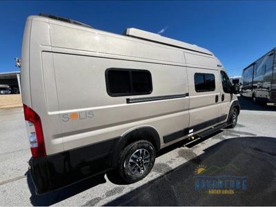 2025 Winnebago Solis — rear three-quarter view