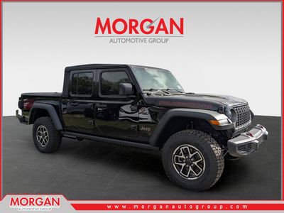 2026 Jeep Gladiator Rubicon in Black — front three-quarter view