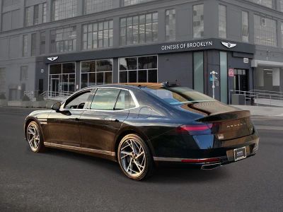 2023 Genesis G90 — rear three-quarter view