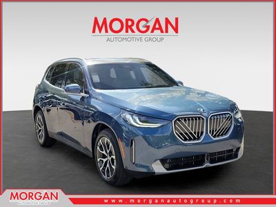 2026 BMW X3 30 xDrive in Arctic Race Blue Metallic — front three-quarter view