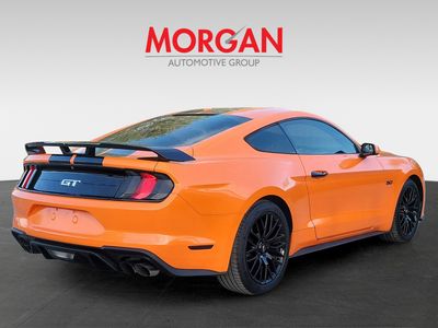 2019 Ford Mustang — rear three-quarter view
