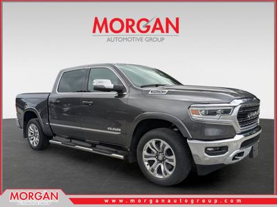 2024 Ram 1500 Limited in Gray — front three-quarter view