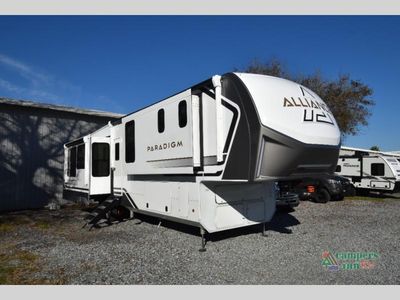 2025 Alliance RV Paradigm — front three-quarter view