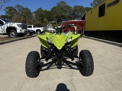 2026 Yamaha YFZ450R SE in GREEN — front three-quarter view
