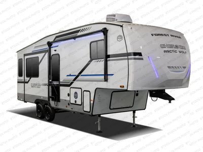 2026 Forest River Cherokee Arctic Wolf — front three-quarter view