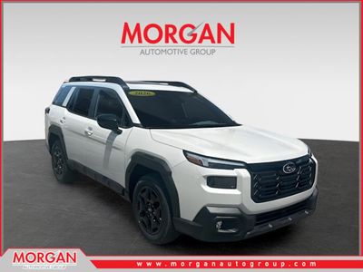 2026 Subaru Outback Limited in White — front three-quarter view