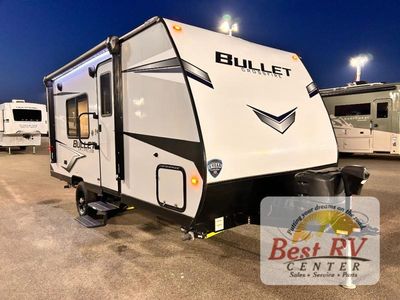 2023 Keystone RV Bullet Crossfire — front three-quarter view