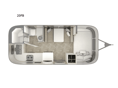 2025 Airstream Bambi — rear three-quarter view