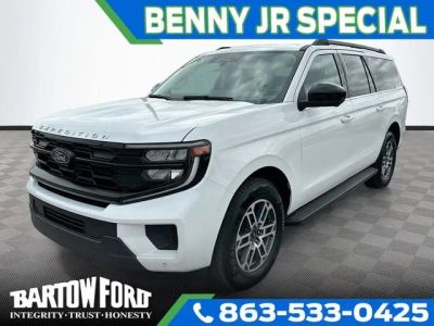 2026 Ford Expedition Max Active in Oxford White — front three-quarter view