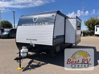 2026 Keystone RV Springdale Mini — front three-quarter view