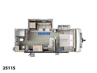 2026 Forest River RV Rockwood Mini Lite — rear three-quarter view