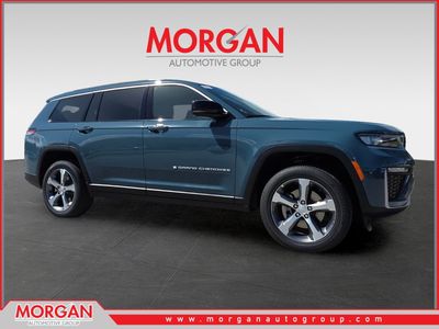 2026 Jeep Grand Cherokee L Limited in Blue — front three-quarter view
